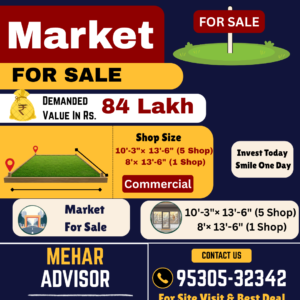 Market For Sale In Area Near Motia Khan, Mandi Gobindgarh SKU10170
