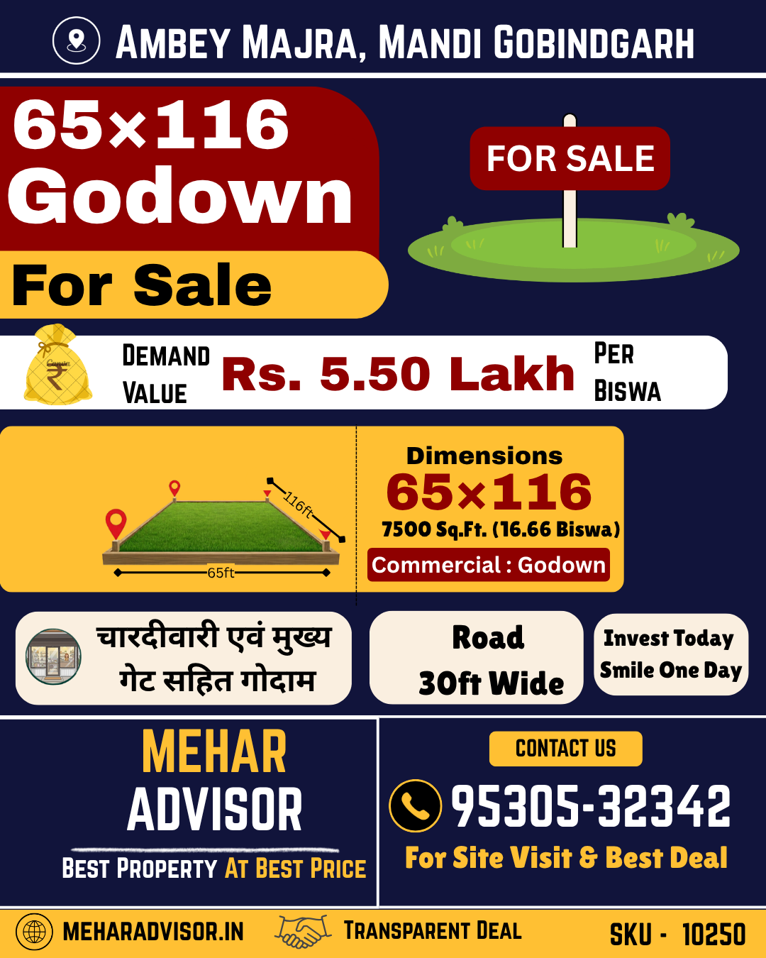 Godown For Sale In Ambey Majra, Mandi Gobindgarh SKU10250