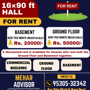 Hall For Rent In GTB Market, Khanna SKU10320
