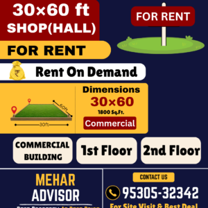 Shop(Hall) For Rent In Nai Abadi , G.T Road, Khanna SKU10350
